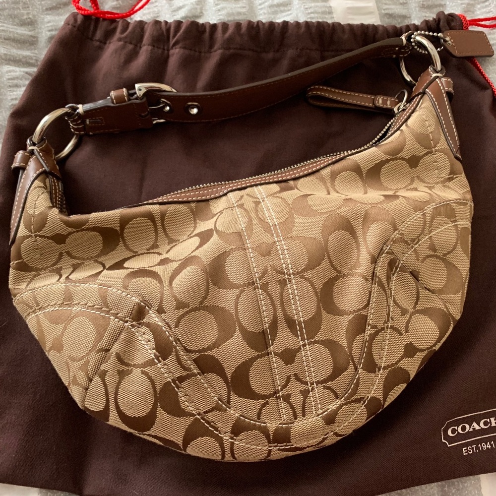 Classic Coach Hobo Purse